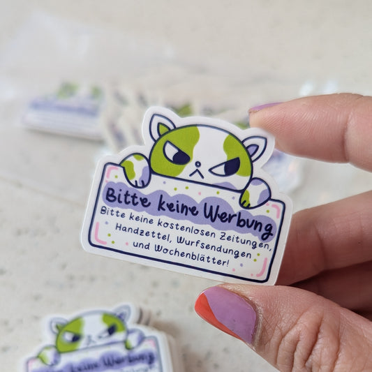 Bitte Keine Werbung Sticker