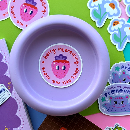 Berry Interesting, Don't Tell Me More Sticker