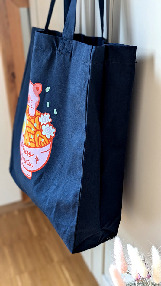 Hopeless Ramentic Navy Canvas Tote Bag