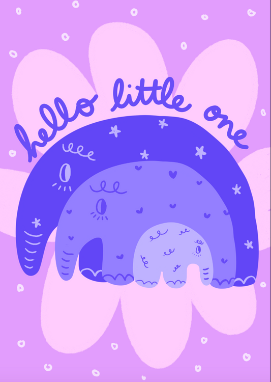Hello Little One Postcard