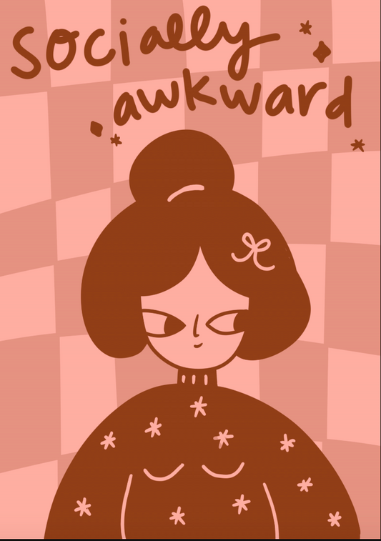 Socially Awkward A5 print