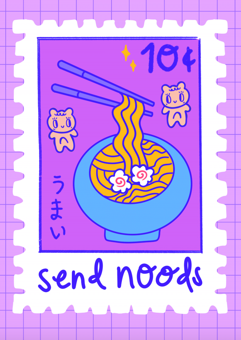 Send Noods A5 Print