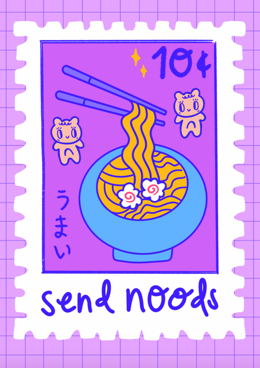 Send Noods A5 Print