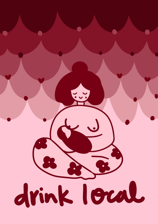 Drink Local Postcard