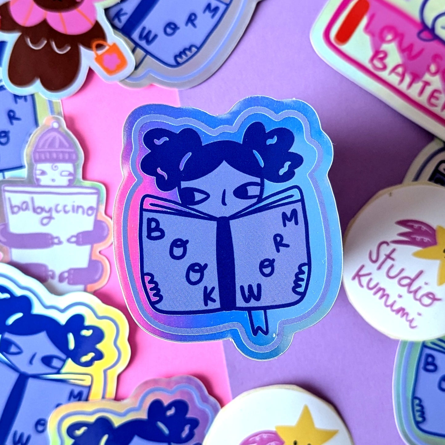Bookworm Sticker