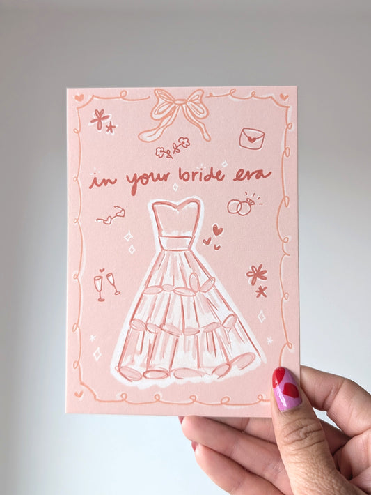 In Your Bride Era Postcard