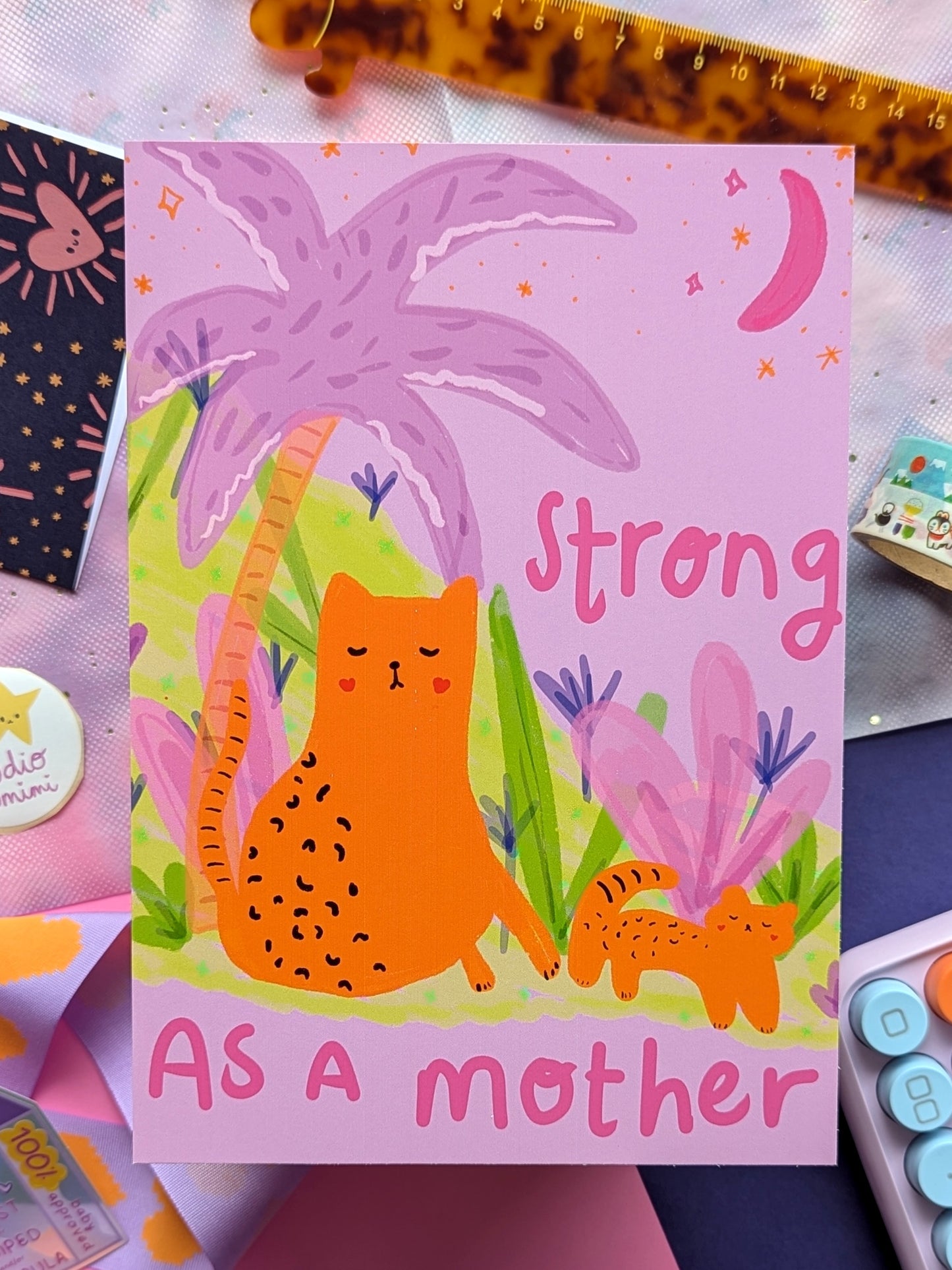 Strong As A Mother A5 Print