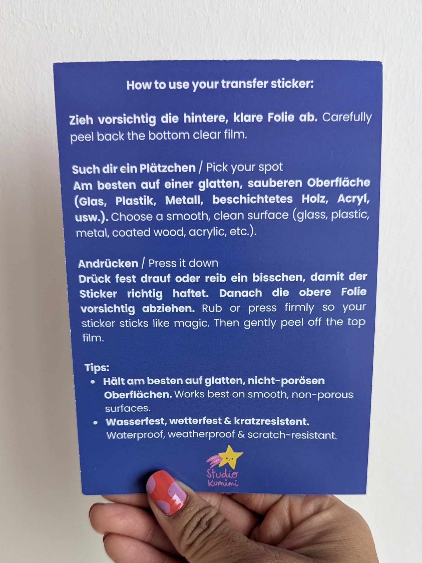 DIY Silly Goose Transfer Sticker