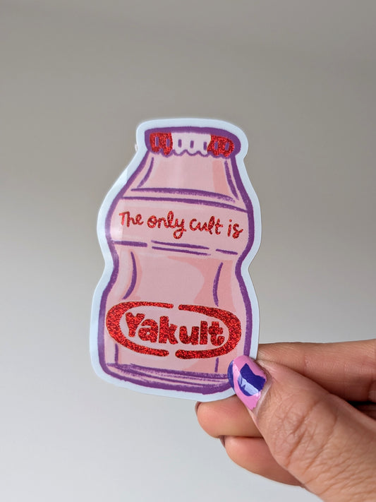 The Only Cult is Yakult Sticker