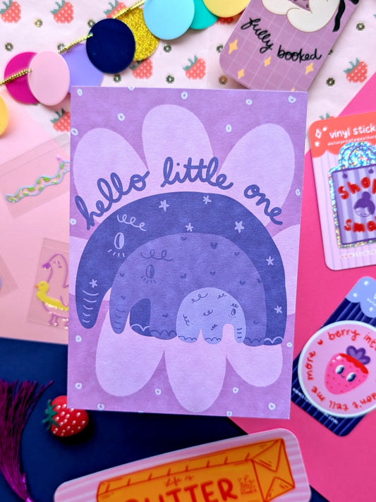 Hello Little One Postcard