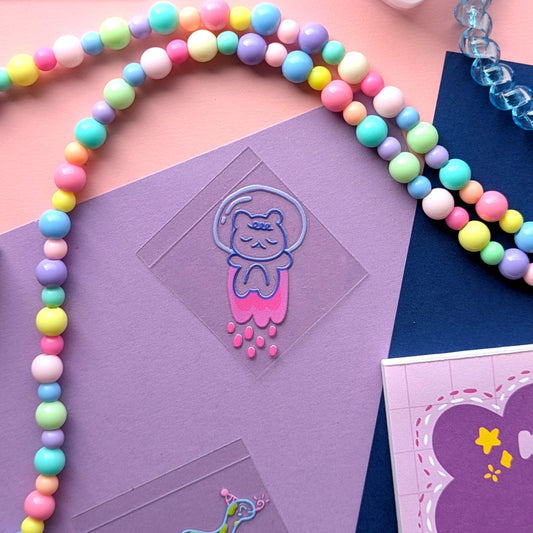 DIY Astronaut Transfer Sticker