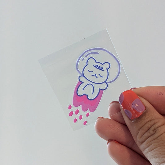 DIY Astronaut Transfer Sticker
