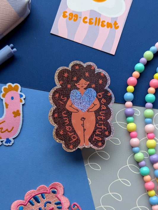 Brown is Beautiful Sticker
