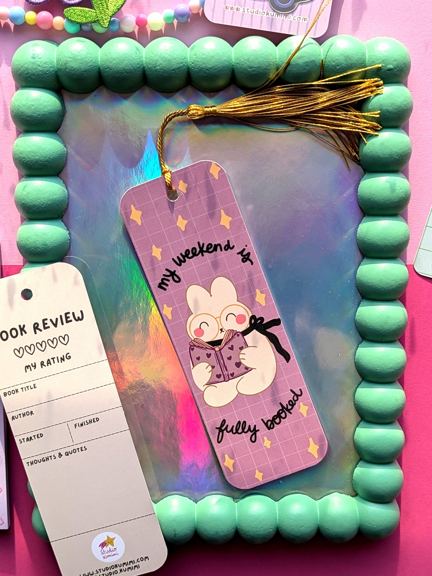 My Weekend Is Fully Booked Bookmark