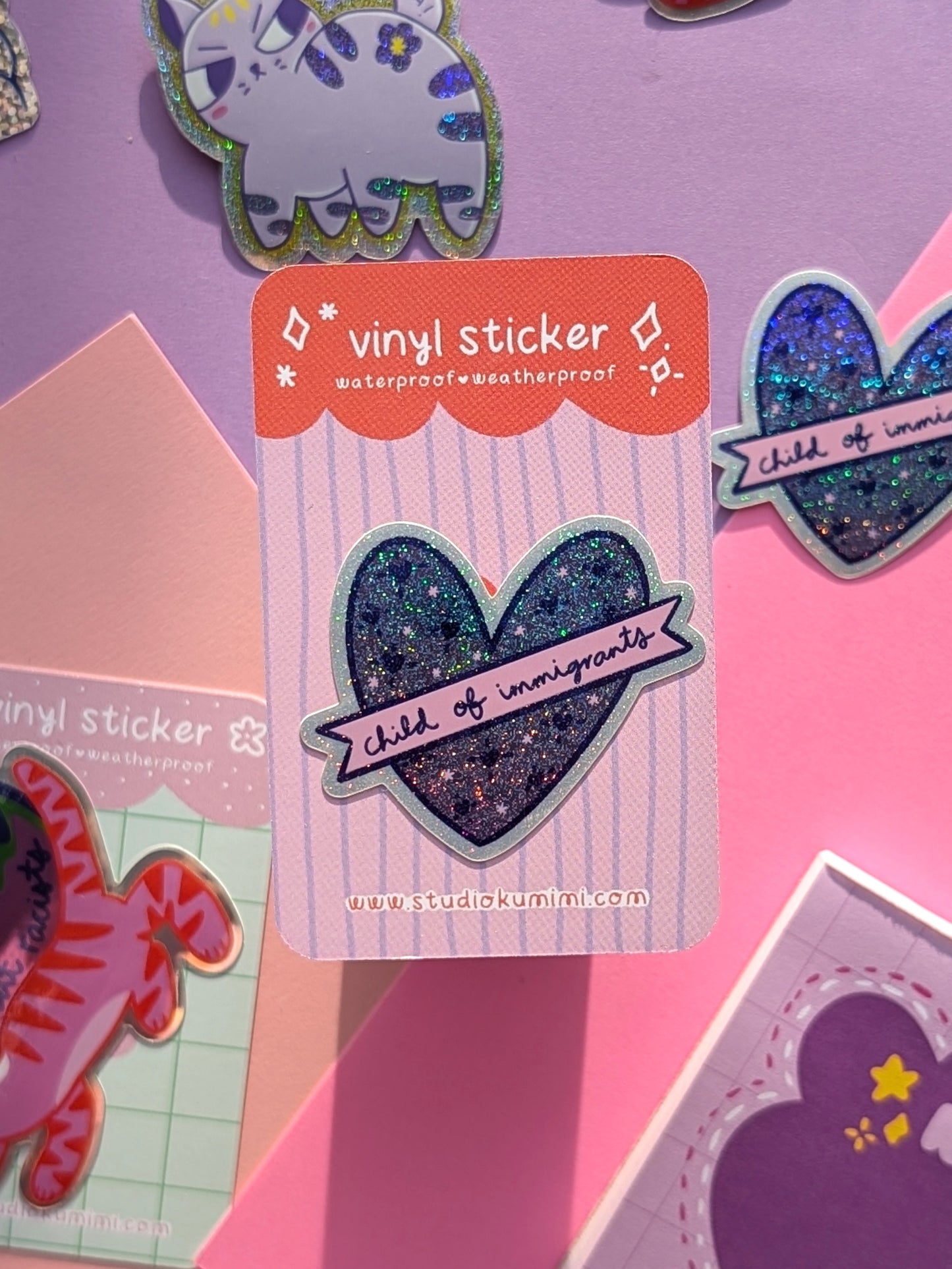 Child of Immigrants Sticker