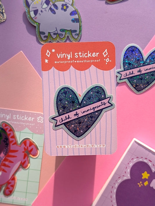 Child of Immigrants Sticker