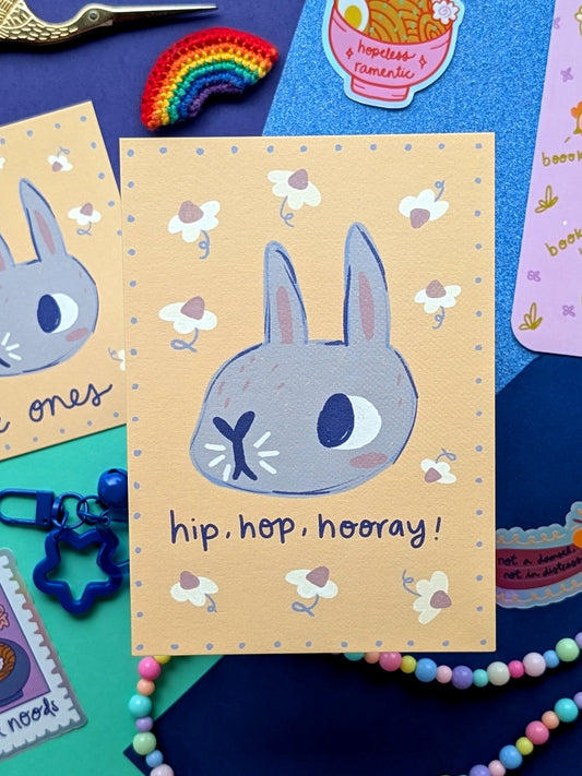 Hip Hop Hooray Postcard