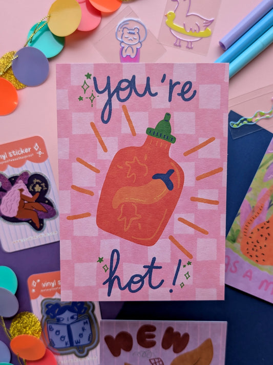 You're Hot Postcard