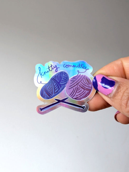 Knitty Committee Sticker