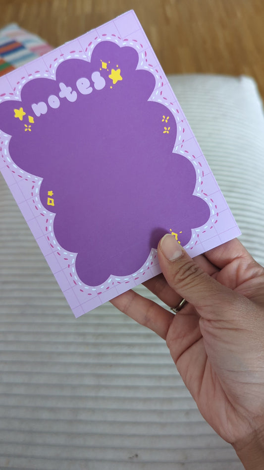 Purple Cloud Notepad