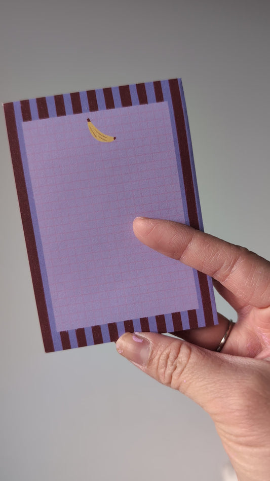 Banana mini A7 notepad