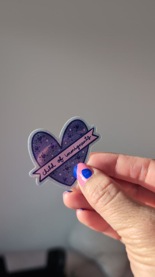 Child of Immigrants Sticker