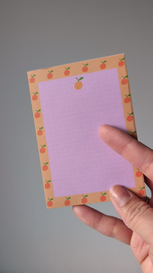 Mandarin mini A7 notepad