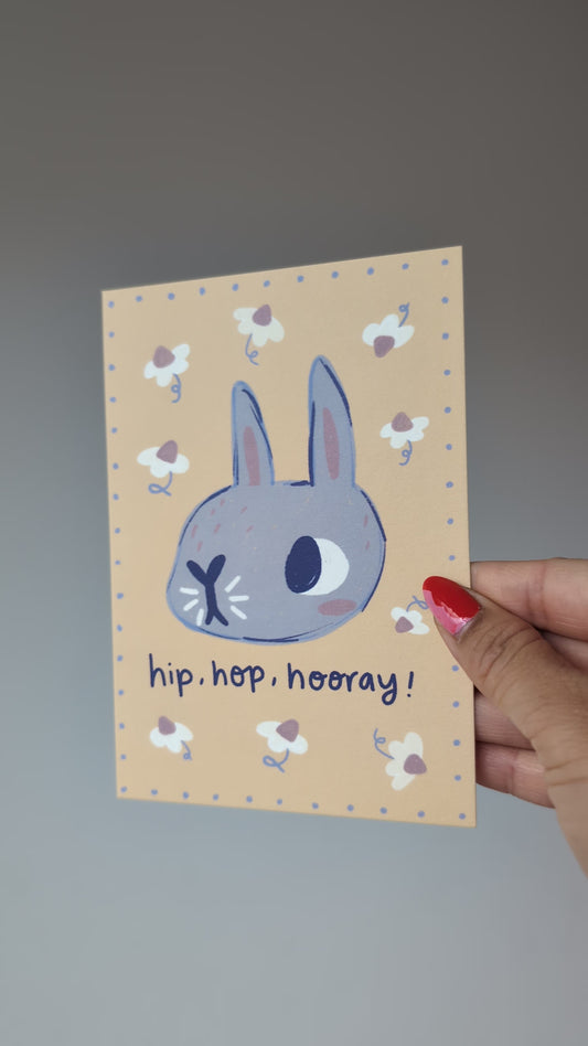 Hip Hop Hooray Postcard