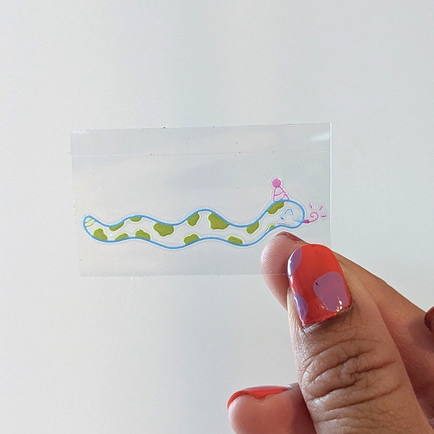 DIY Party Snake Transfer Sticker