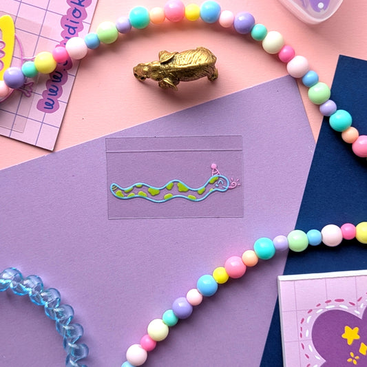 DIY Party Snake Transfer Sticker