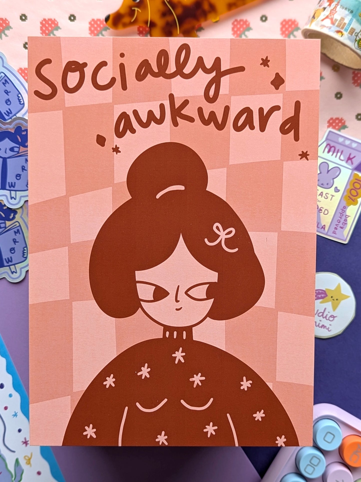Socially Awkward A5 print