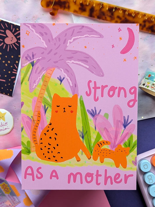 Strong As A Mother A5 Print