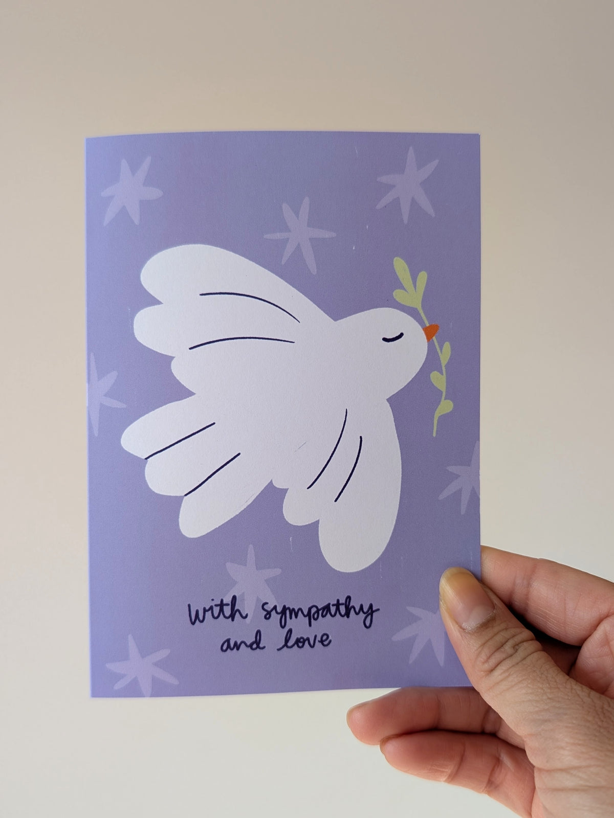 Condolences (Trauerkarte) A6 Greeting Card